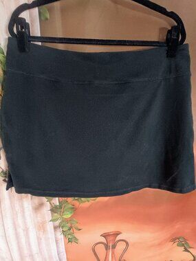 EUC Athletic Works Sz XL (16-18) Black DriWorks Active Skort With Hidden Pocket